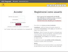 Tablet Screenshot of graduadoenlinea.sagrado.edu